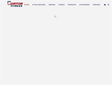 Tablet Screenshot of nortonfitness.com